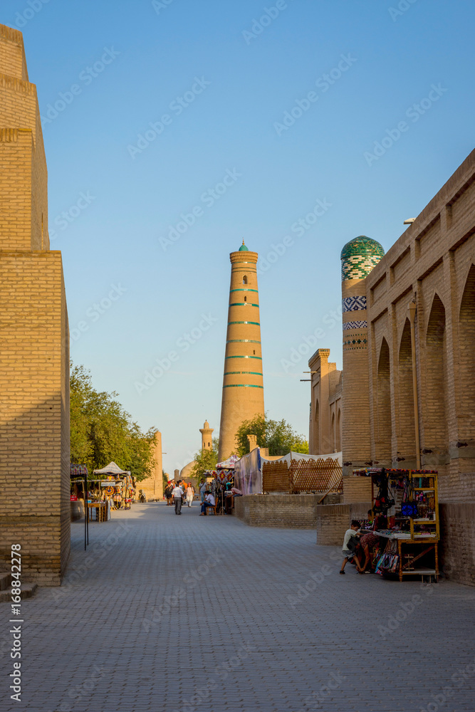 Fototapeta Streets of Khiva, Uzbekistan