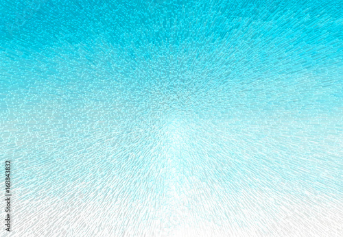 Gradient bright blue background with extrusion effect