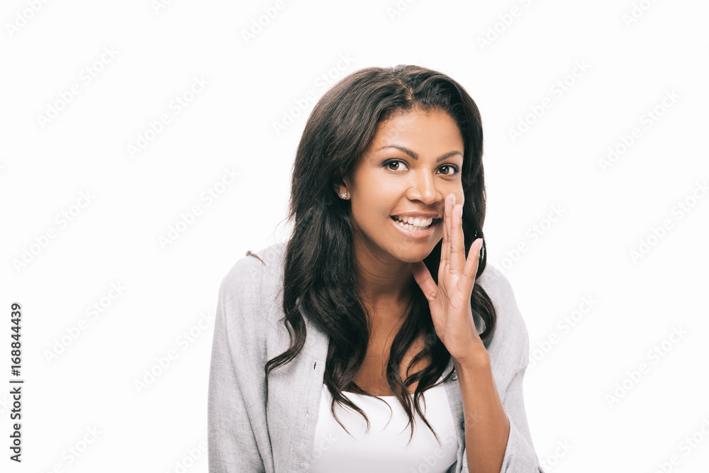 african american woman whispering african american woman whispering