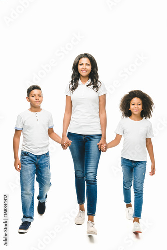 happy african american mother with kids © LIGHTFIELD STUDIOS