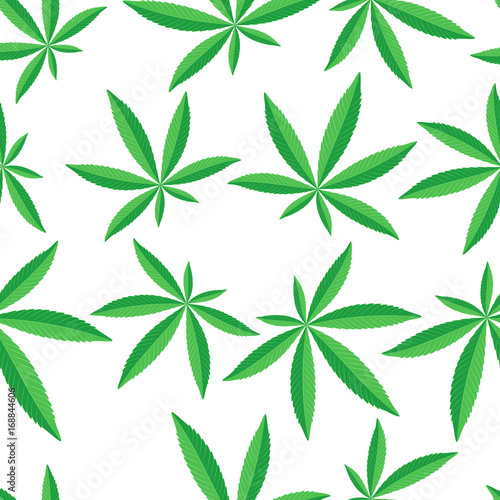 Marijuana seamless pattern
