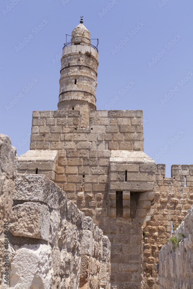 Tower of David and Sky