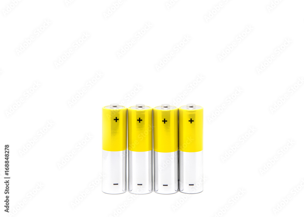Alkaline battery AA size for energy, power or charger Used for toys or electronic devices, Isolated on white background . Alkaline battery AA size for energy, power or charger Used for toys or electronic devices, Isolated on white background .