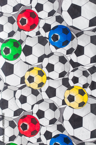 Bo-ho Fashion Styled Fabric soccer ball print