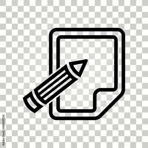 Notepad vector icon.