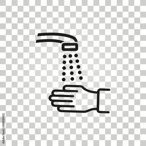 Faucet vector icon.