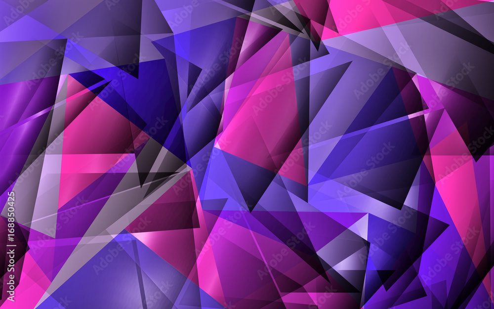Obraz premium Abstract mauve polygon background