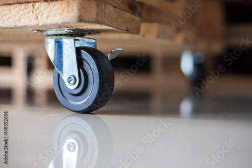 Cart wheels or trolley wheel metal transportation .