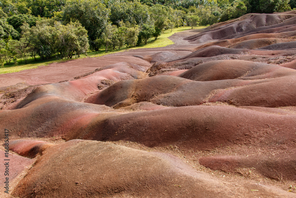 Fototapeta premium Land of the thousand colors in Mauritius