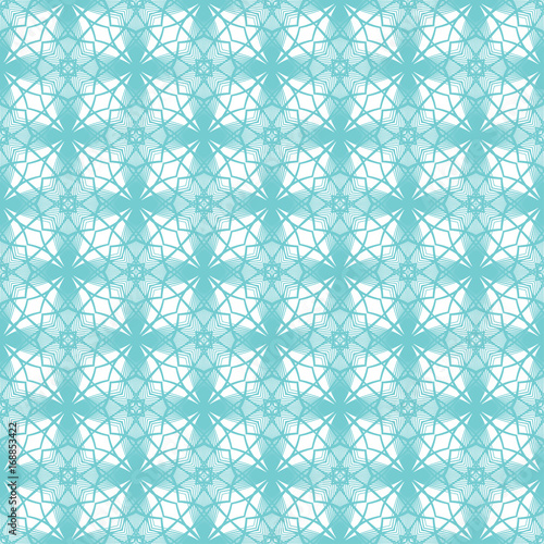 Seamless abstract ornament blue on white background. Elegant vector pattern illustration for invitations, banknotes, diplomas, certificates, tickets and other papers security or wrapping design 