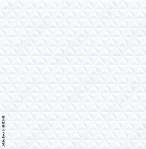 White pyramid 3D pattern with gray background, Vector