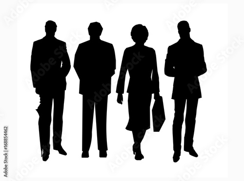 Business People Silhouettes photo