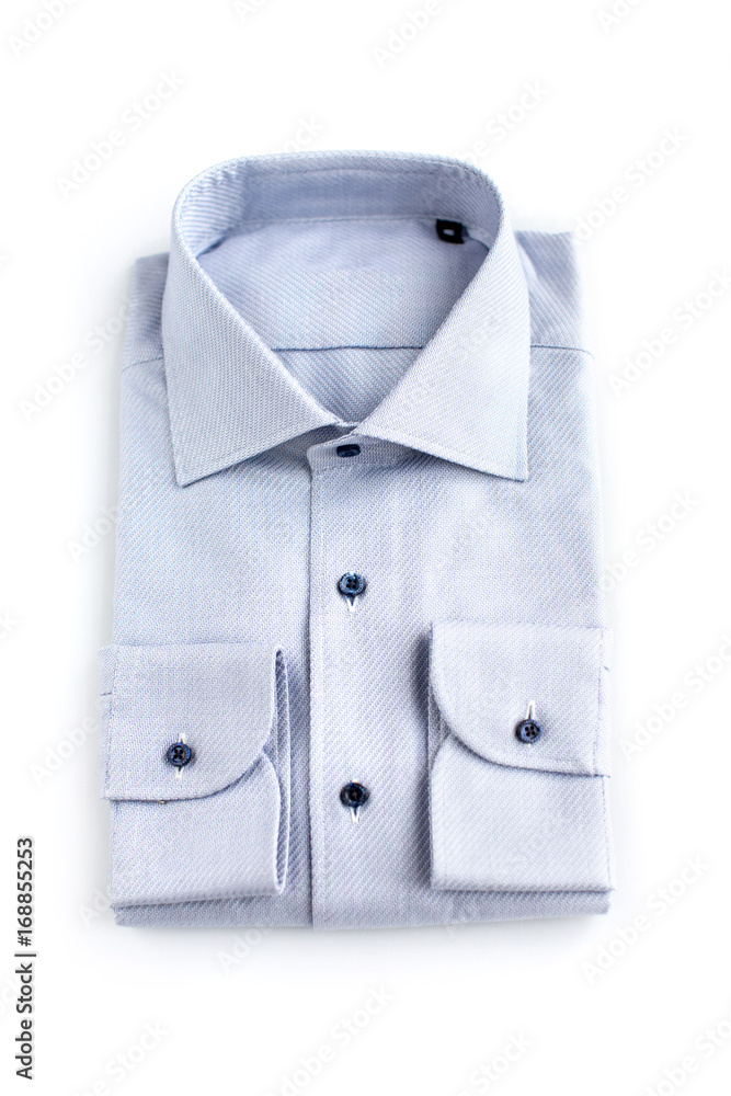 Men's packed shirt isolate