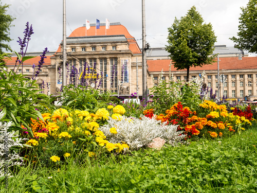 Blick auf den Leipziger Hauptbahnhof photo