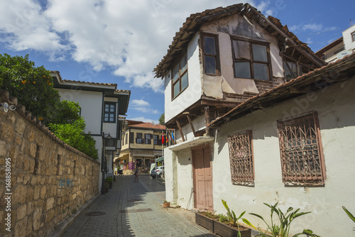 Ancient streets of the old city of Antalya