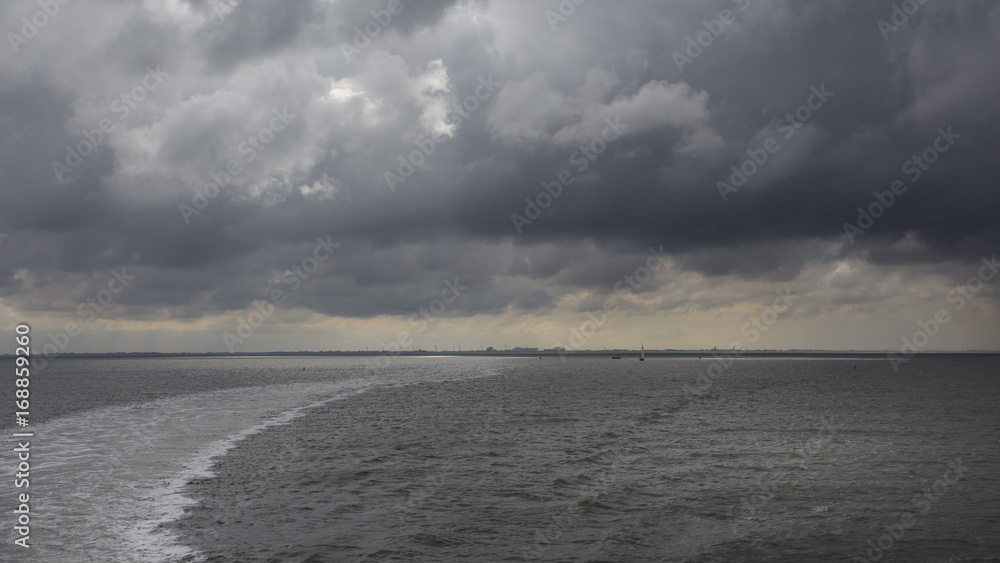 Obraz premium Zicht op Harlingen