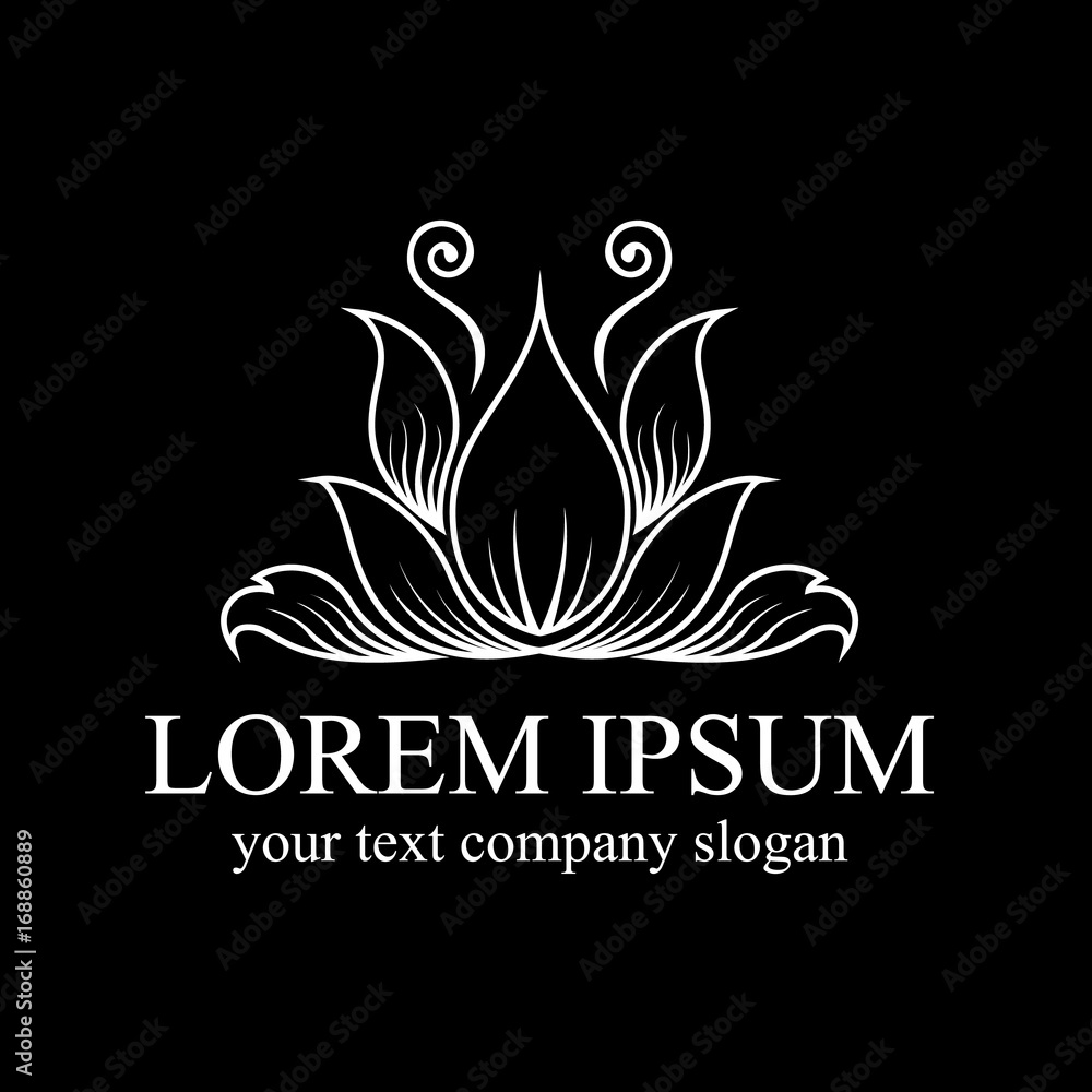 Fototapeta premium lotus logo