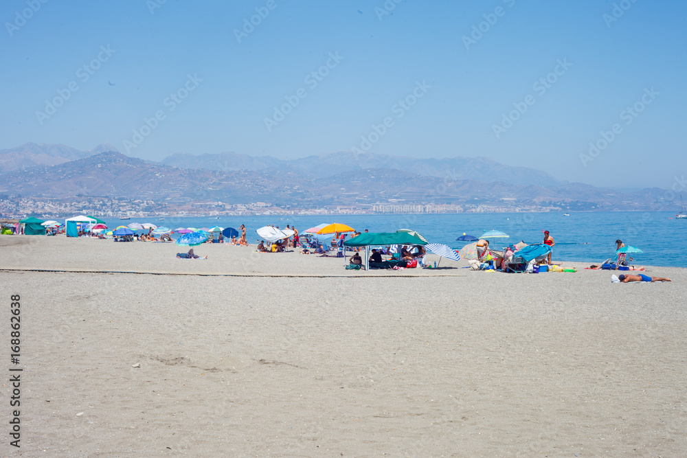 People on beach