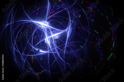 Wallpaper Mural Abstract luminous swirl trail Torontodigital.ca