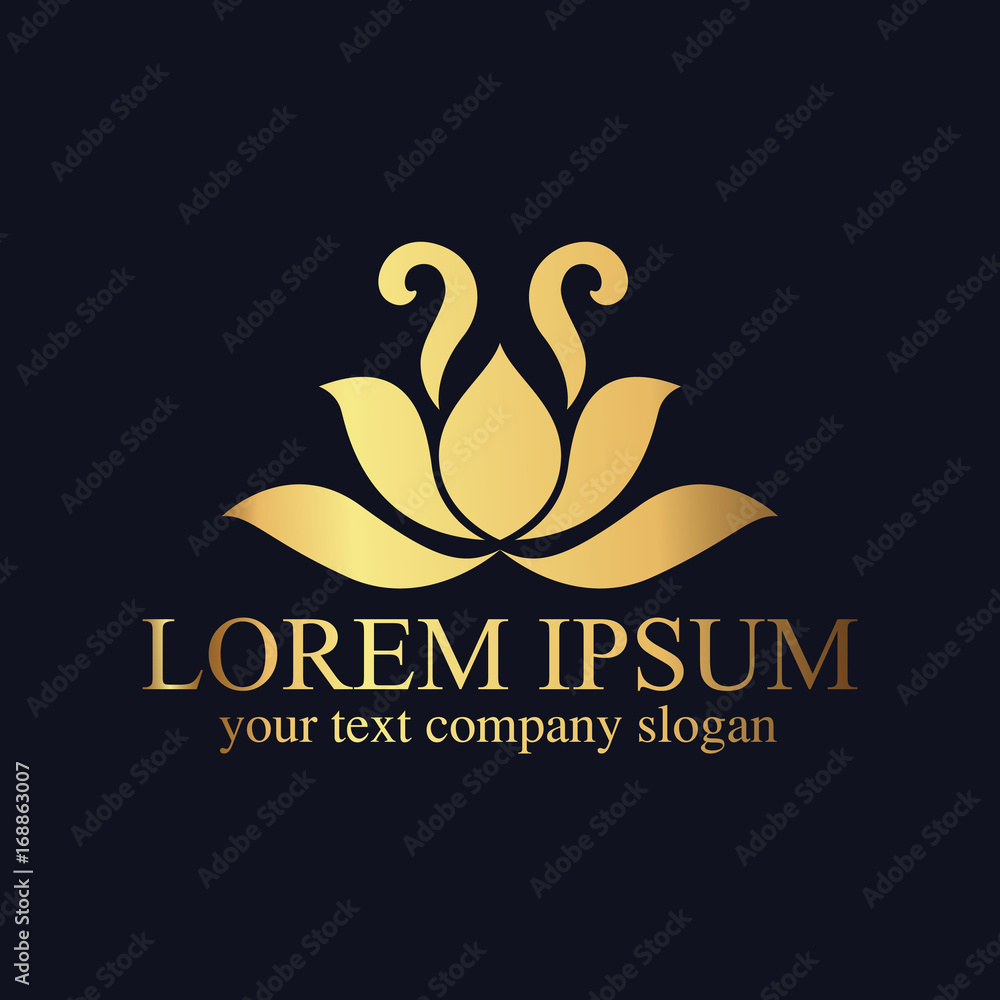 Fototapeta premium lotus logo