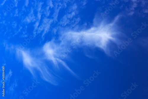 Blue sky abstract background.