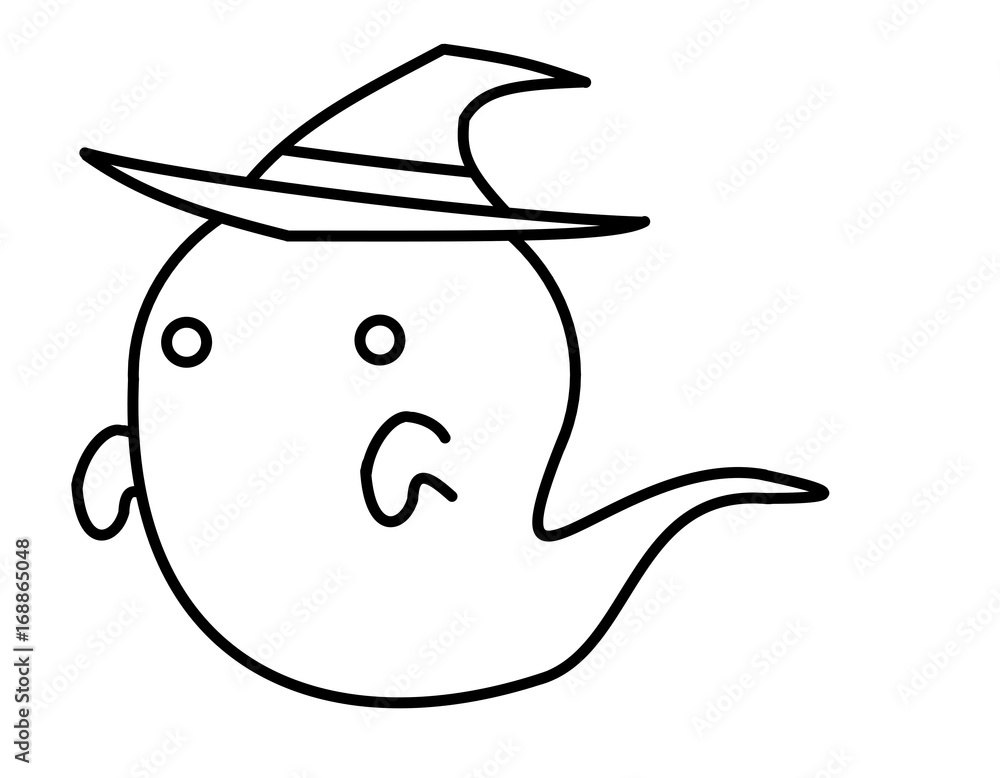 お化け 帽子 モノクロ Stock イラスト Adobe Stock お化け 帽子 モノクロ Stock イラスト Adobe Stock
