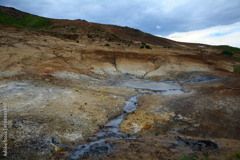 Geothermal area, Krysuvik, Iceland