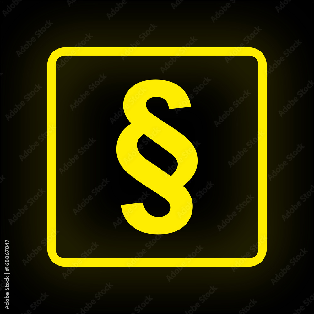 Neon Button App - Paragraph Gesetz Neon Button App - Paragraph Gesetz