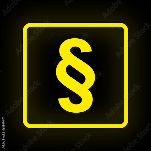 Neon Button App - Paragraph Gesetz