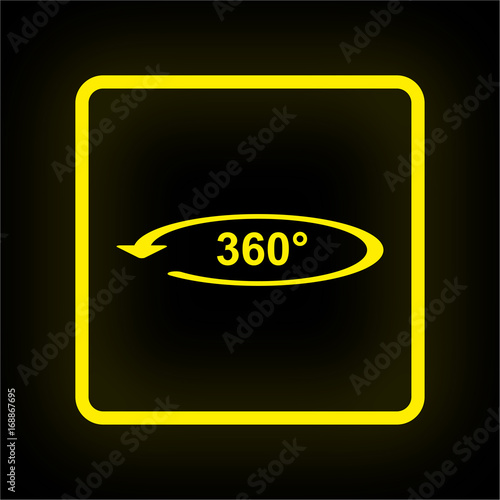 Neon Button App - 360 Grad VR