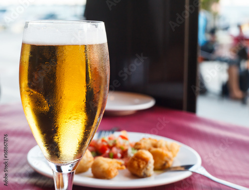 Beer and tapas