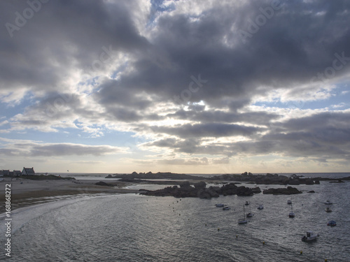 Playa de Ploumanach   Ploumanach Beach. Breta  a. Francia 