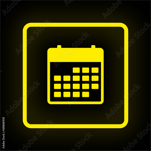 Neon Button App - Kalender
