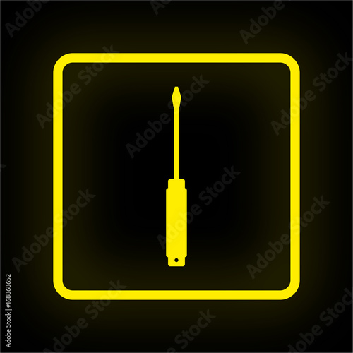 Neon Button App - Schraubendreher