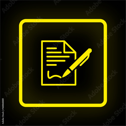 Neon Button App - Vertrag