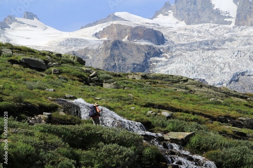 Le Grand Paradis depuis l'Alpage Money