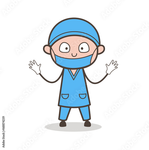 Shocked Surgeon Doctor Expression Vector