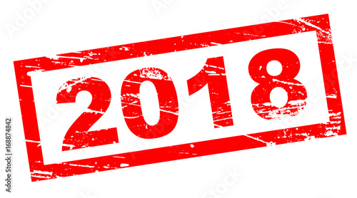 Roter Stempelabdruck 2018