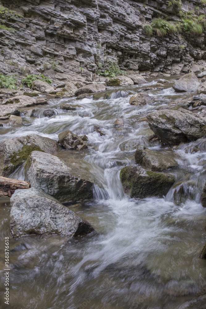 flowing water