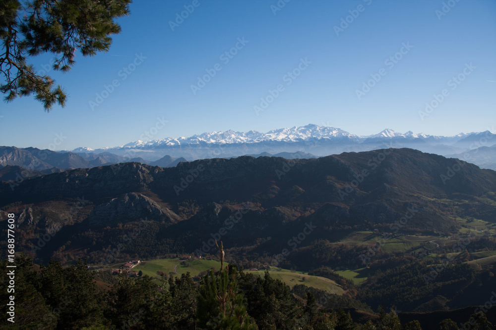 Fototapeta premium Desde el mirador del Fito