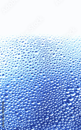 Vector blue water drops. Realistic illustration. EPS10