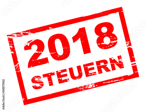 Stempelabdruck Steuern 2018