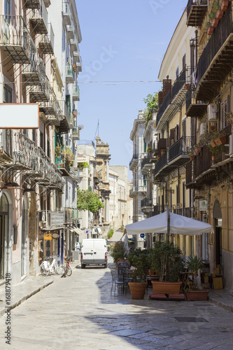 Street in Palermo  Italy