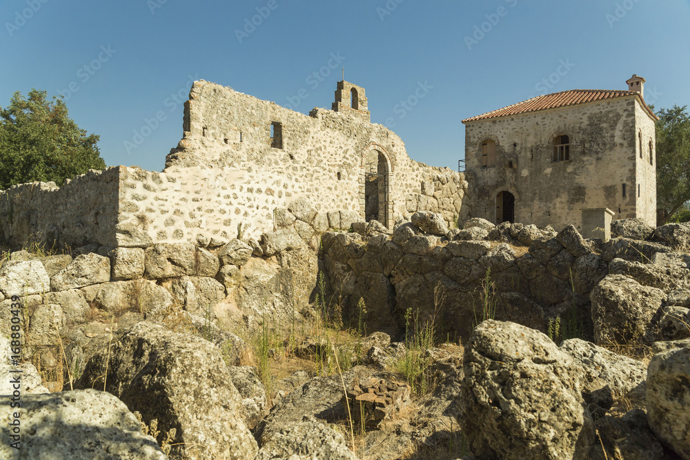 Nekromanteio ancient walls Preveza Greece