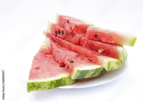 Sweet and juicy watermelon photo