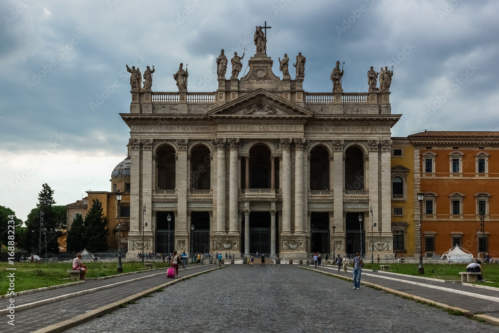Archbasilica of Saint John in Lateran in Rome, Italy