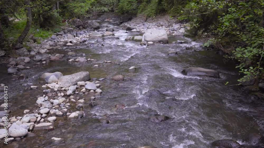 Beautiful mountain river in georgia Beautiful mountain river in georgia