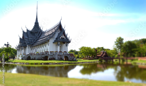 Sanphet Prasat Palace , Famous Buddhist temple in Thailand © kaittisak