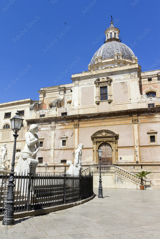 Fontana Pretoria in Palermo, Italy