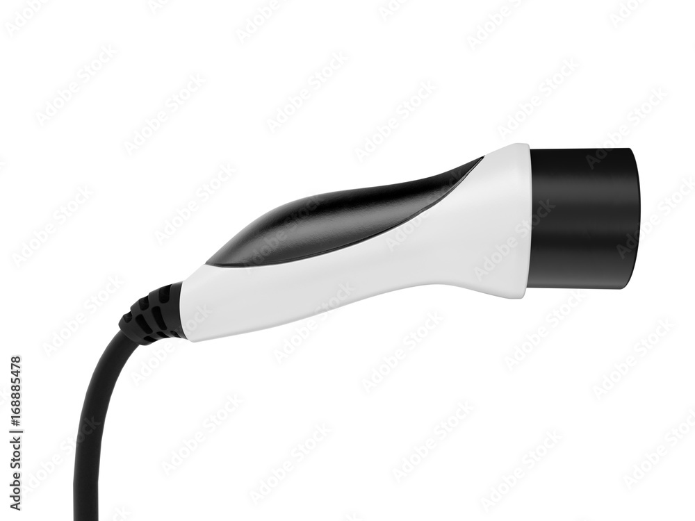 Car power charger isolated on white background - 3D Rendering Car power charger isolated on white background - 3D Rendering